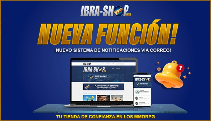 Nuevo sistema de alertas por juego en IBRASHOPWEB.COM